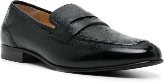 Bally Suisse leren loafers Zwart