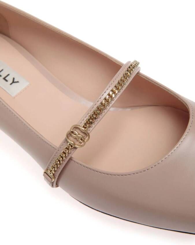 Bally Sylt leren pumps Beige