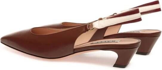 Bally Sylt leren pumps Bruin