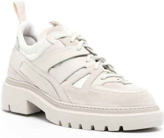 Bally Veterschoenen met vlakken Grijs