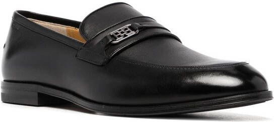 Bally Wember leren loafers Zwart