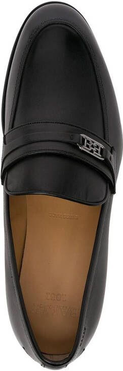 Bally Wember leren loafers Zwart