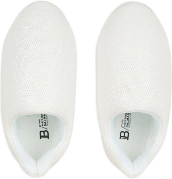 Balmain B-Cloud leren sneakers Wit