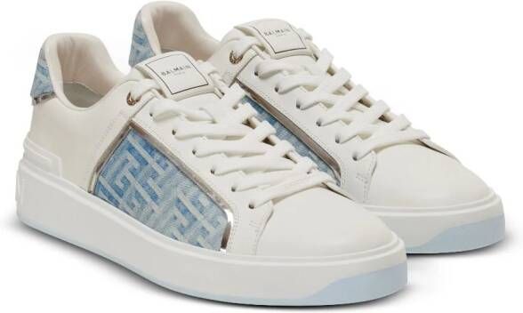 Balmain B-Court leren sneakers Wit