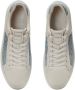 Balmain B-Court trainers in leer en denim Blue Heren - Thumbnail 21