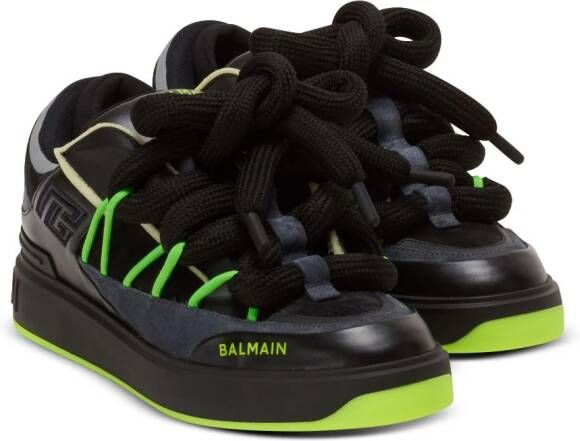 Balmain B-Court Puffy Skate sneakers Zwart