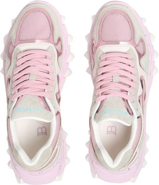 Balmain B-East low-top sneakers Roze