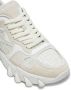 Balmain B-East gemonogrammeerde nylon- en leren trainers White Dames - Thumbnail 10