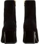 Balmain Suede Edna enkellaarzen met lakleren tenen Black Dames - Thumbnail 12