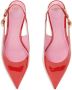 Balmain Eva kitten slingbacks in lakleer Red Dames - Thumbnail 13