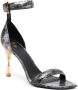 Balmain Leren sandalen Zilver - Thumbnail 2