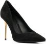 Balmain Zwart Ruby-Suede Gesloten Hoge Hakken Black Dames - Thumbnail 3