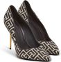 Balmain Ruby stiletto's met jacquard monogram Black Dames - Thumbnail 9