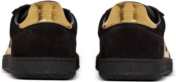 Balmain Suède sneakers Zwart