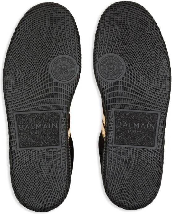 Balmain Suède sneakers Zwart