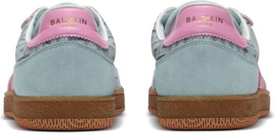 Balmain Swan Labyrinth sneakers Blauw