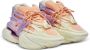 Balmain Eenhoorn lage sneakers in neopreen en kalfsleer Multicolor Dames - Thumbnail 18