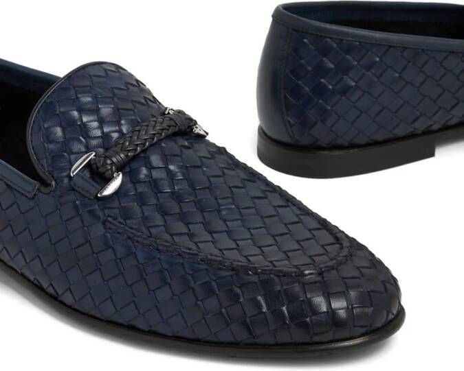 Barrett Leren loafers Blauw