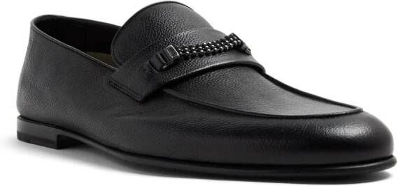 Barrett Loafers met kettingdetail Zwart