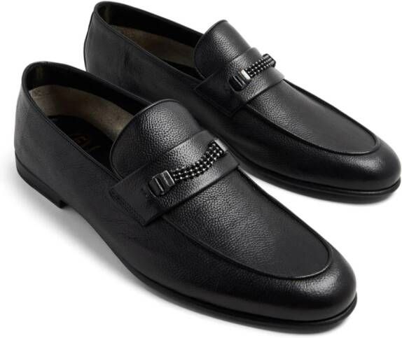 Barrett Loafers met kettingdetail Zwart