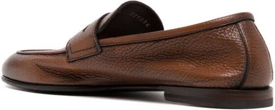 Barrett penny-slot leather loafers Bruin