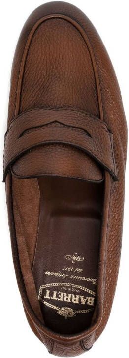 Barrett penny-slot leather loafers Bruin