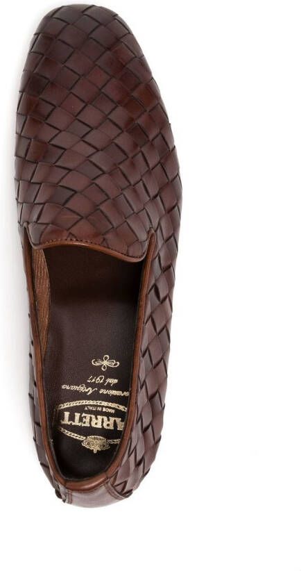 Barrett woven-leather loafers Bruin