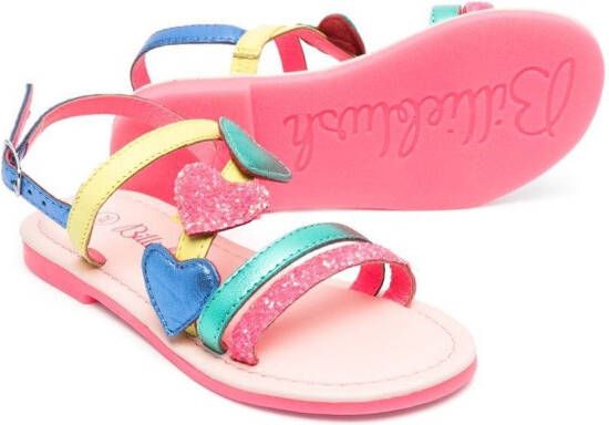 Billieblush Sandalen met hart patch Roze