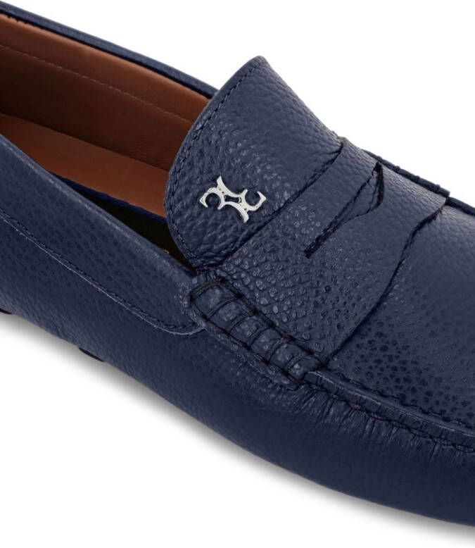 Billionaire Leren loafers Blauw