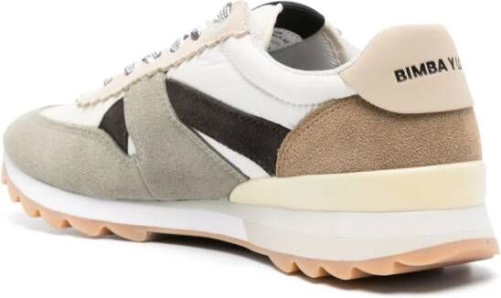 Bimba y Lola Leren sneakers Groen