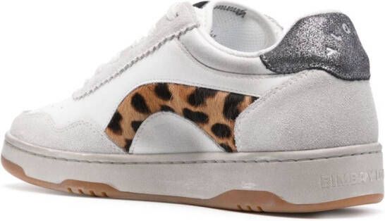 Bimba y Lola Sneakers met luipaardprint Wit