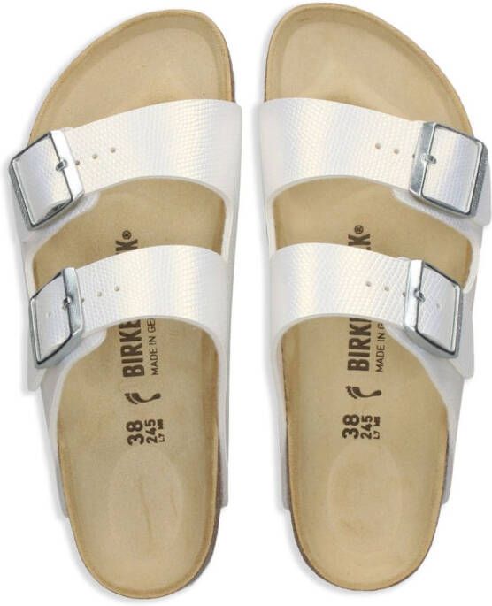 Birkenstock Arizona Birko-Flor sandalen Wit