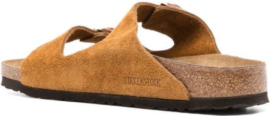 Birkenstock Arizona Bs suède sandalen Bruin