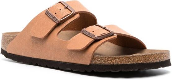 Birkenstock Arizona sandalen met gesp Bruin