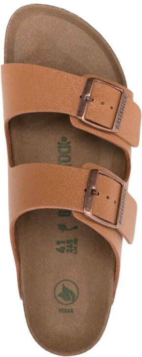 Birkenstock Arizona sandalen met gesp Bruin