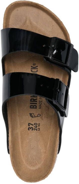 Birkenstock Arizona sandalen met gesp Zwart