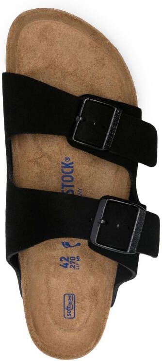 Birkenstock Arizona sandalen met gesp Zwart