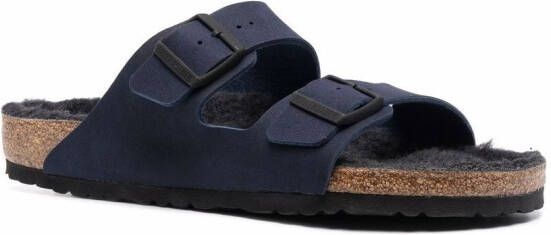 Birkenstock Arizona lammy sandalen Blauw