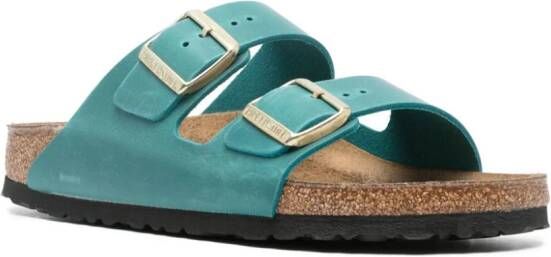 Birkenstock Arizona leren sandalen Blauw