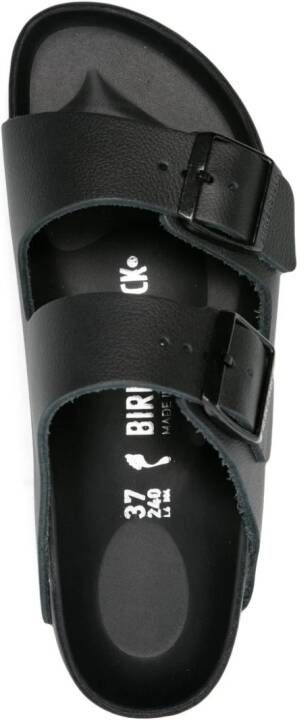 Birkenstock Arizona leren sandalen Zwart