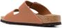 Birkenstock Arizona leren slippers Bruin - Thumbnail 3