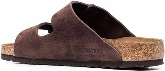 Birkenstock Arizona leren sandalen Bruin