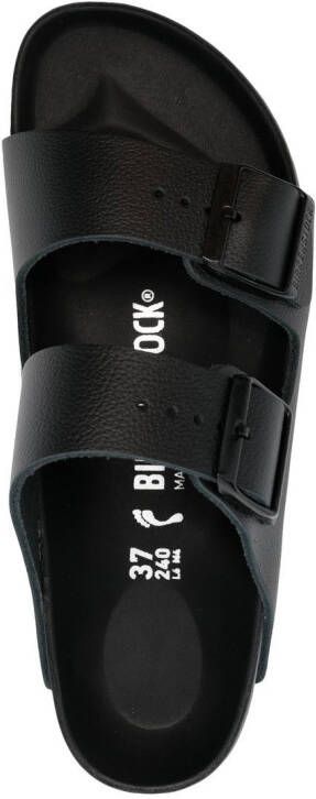 Birkenstock Arizona leren sandalen Zwart