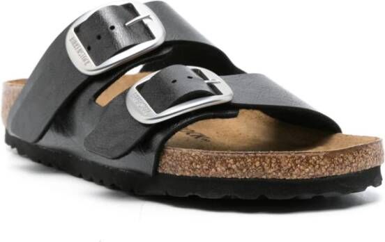 Birkenstock Arizona leren sandalen Zwart