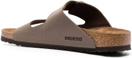 Birkenstock Arizona sandalen met dubbele bandjes Bruin