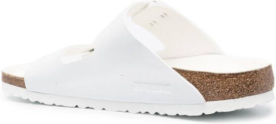 Birkenstock Arizona sandalen met dubbele bandjes Wit