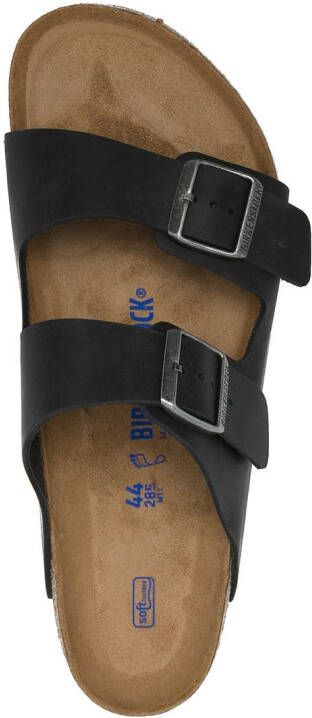 Birkenstock Arizona sandalen met dubbele bandjes Zwart