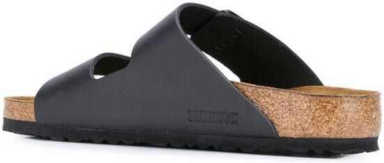 Birkenstock Arizona sandalen met dubbele bandjes Zwart