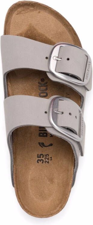 Birkenstock Arizona sandalen met dubbele gesp Grijs