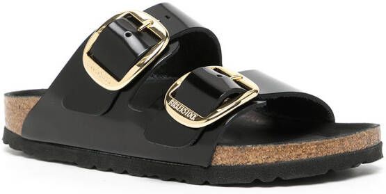 Birkenstock Arizona sandalen met dubbele gesp Zwart